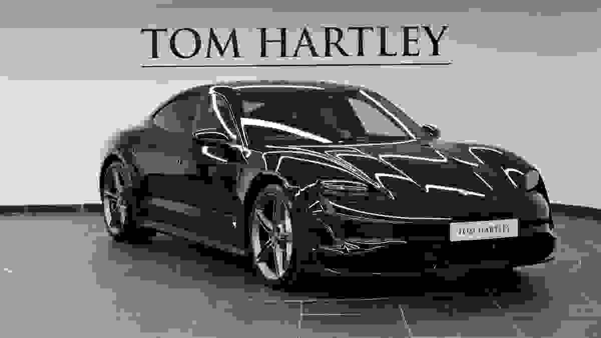 Used 2020 Porsche Taycan Turbo Jet Black Metallic at Tom Hartley