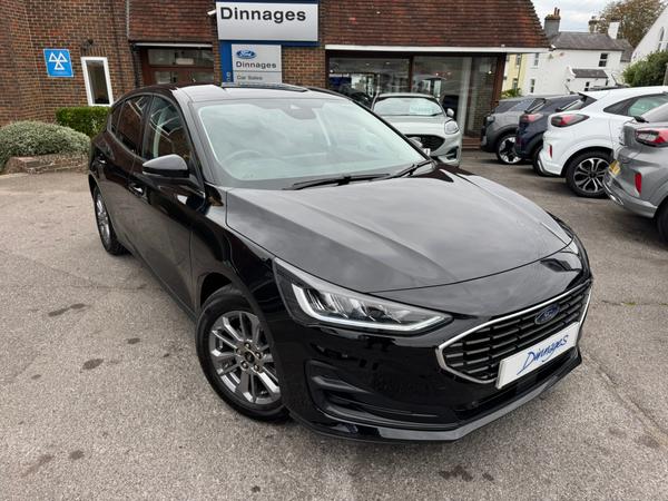 Used 2024 Ford Focus 1.0T EcoBoost MHEV Titanium Hatchback 5dr Petrol Hybrid Manual Euro 6 (s/s) (125 ps) Black at Dinnages