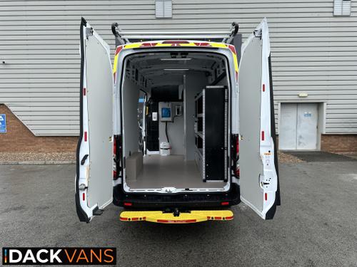 Used 2026 Ford Transit L3H3 Leader Toilet, Utility, Workshop Van, Air-Con Tow Bar & Step, Microwave ,Hot Water, Roof Rack ~ at Dack Vans