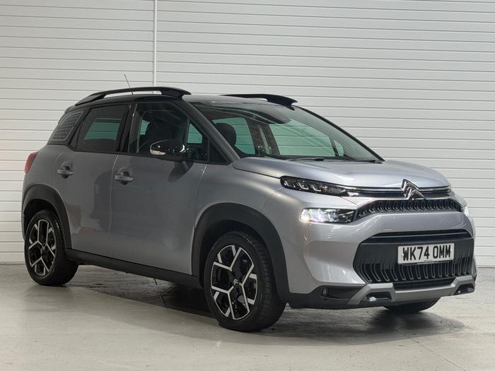 Used 2024 Citroen C3 Aircross 1.2 PureTech MAX SUV 5dr Petrol Manual Euro 6 (s/s) (110 ps) Grey at Gravells
