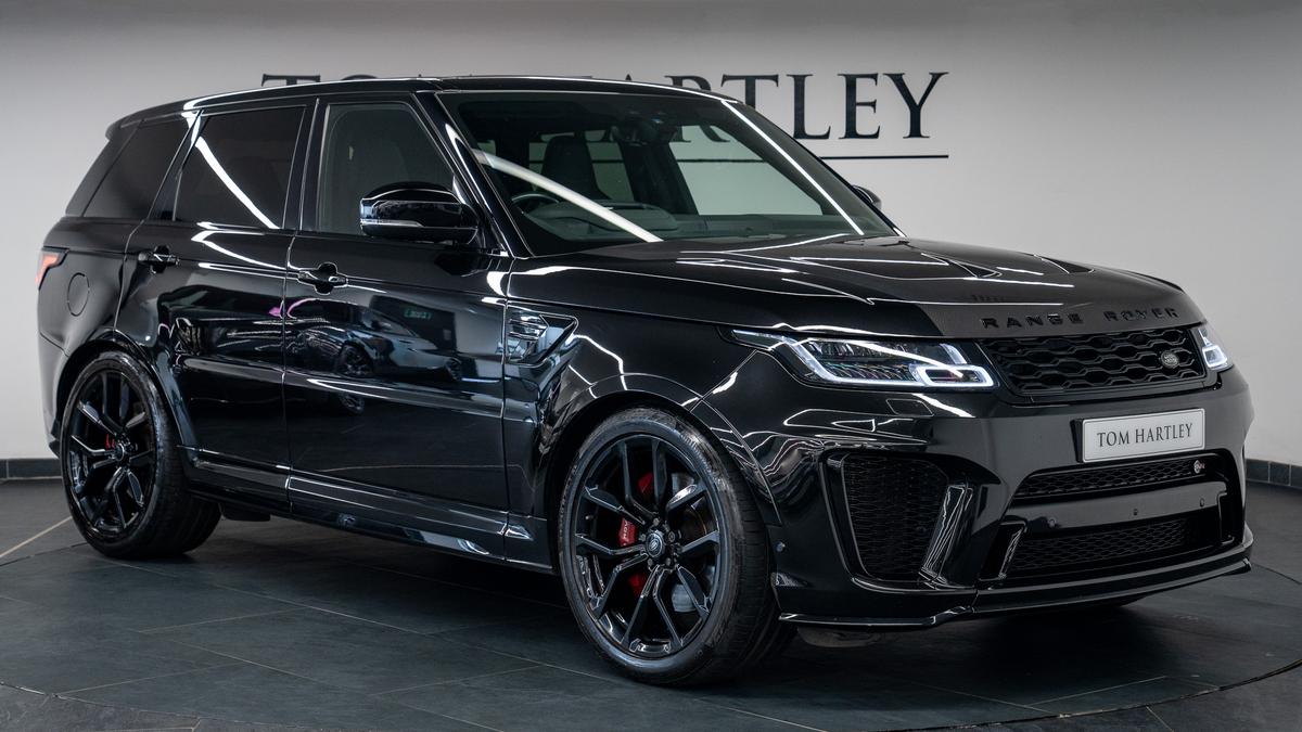 Used 2018 Land Rover Range Rover Sport SVR Carbon Edition Santorini Black Metallic at Tom Hartley