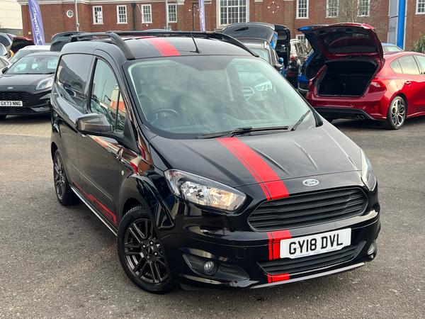 Used 2018 Ford Transit Courier 1.5 TDCi Sport Panel Van 5dr Diesel Manual L1 Euro 6 (95 ps) Black at Dinnages