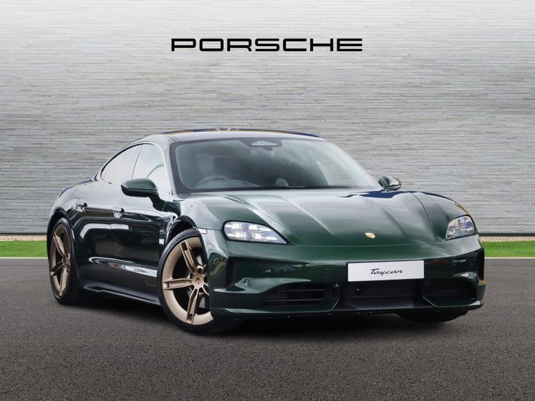 Used 2026 PORSCHE Taycan 440kW 4S 105kWh 4dr Auto Oak Green Metallic Neo at JCT600
