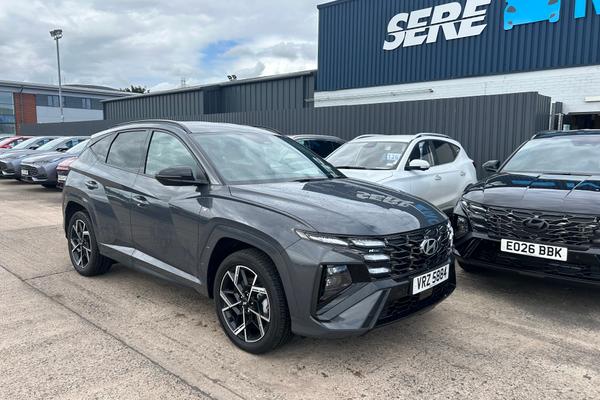 Used 2024 Hyundai TUCSON 1.6T Hybrid N Line 5dr Auto Grey at SERE Motors