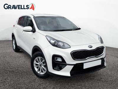 Used 2020 Kia SPORTAGE 1.6 GDi 1 SUV 5dr Petrol Manual Euro 6 (s/s) (130 bhp) White at Gravells