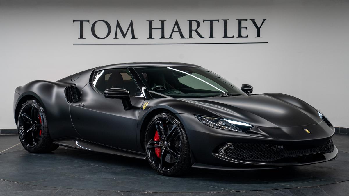 Used 2023 Ferrari 296 GTB Nero Daytona (Full Satin PPF) at Tom Hartley