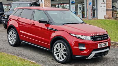 Used 2015 Land Rover Range Rover Evoque 2.2 SD4 Dynamic SUV 5dr Diesel Auto 4WD Euro 5 (s/s) (190 ps)**IN SUPERB ORDER WITH SERVICE HISTORY & JUST 2 OWNERS FROM NEW** at Motorhouse Coleford