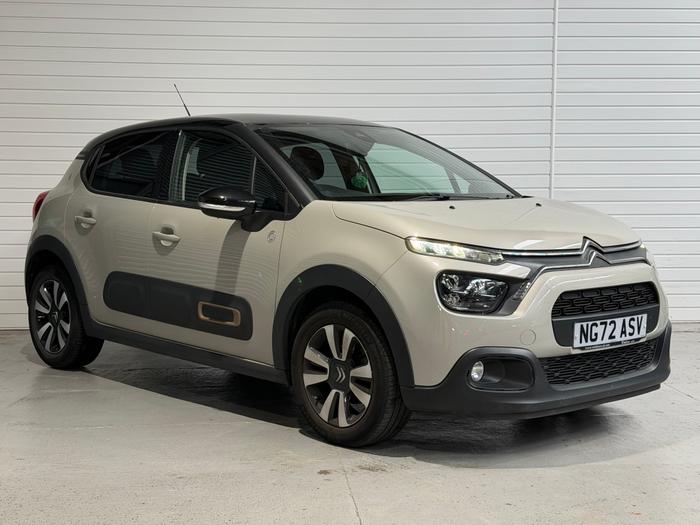 Used 2023 Citroen C3 1.2 PureTech C-Series Edition Hatchback 5dr Petrol Manual Euro 6 (s/s) (83 ps) Beige at Gravells