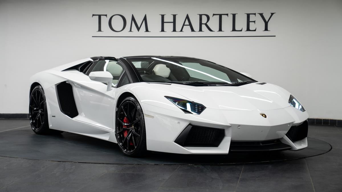 Used 2013 LAMBORGHINI Aventador LP700-4 Roadster Bianco Isis at Tom Hartley