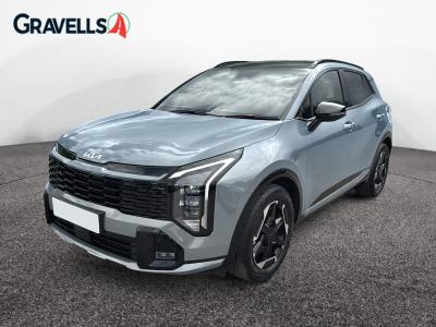 Used 2026 Kia SPORTAGE 1.6 T-GDi GT-Line S SUV 5dr Petrol DCT Euro 6 (s/s) (147 bhp) Lunar silver with black roof at Gravells