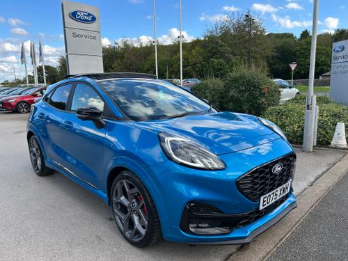 Used 2025 Ford Puma 1.0 MHEV ST 170PS AUTO MEGA SPEC Digital Aqua Blue at Lawtons of Tadcaster