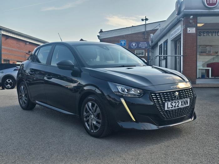 Used 2022 Peugeot 208 1.2 PureTech Active Premium Hatchback 5dr Petrol Manual Euro 6 (s/s) (100 ps) Black at Gravells
