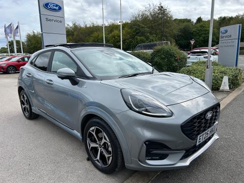 Used 2025 Ford Puma 1.0 MHEV ST-LINE MILD HYBRID MEGA SPEC Solar Silver at Lawtons of Tadcaster