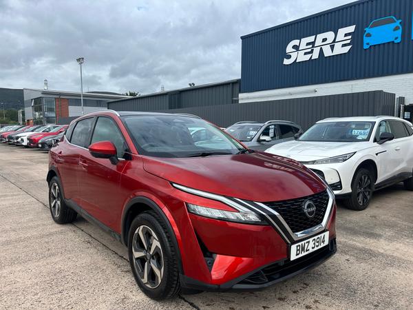 Used 2023 Nissan QASHQAI 1.3 DiG-T MH N-Connecta 5dr Red at SERE Motors