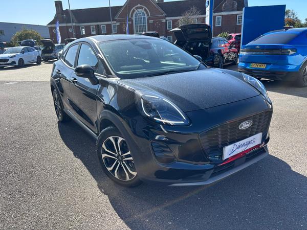 Used 2024 Ford Puma 1.0T EcoBoost MHEV Titanium SUV 5dr Petrol Hybrid Manual Euro 6 (s/s) (125 ps) Agate Black at Dinnages