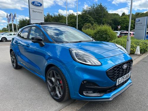 Used 2025 Ford Puma 1.0 MHEV ST 170PS AUTO LOW MILEAGE PAN ROOF Digital Aqua Blue at Lawtons of Tadcaster