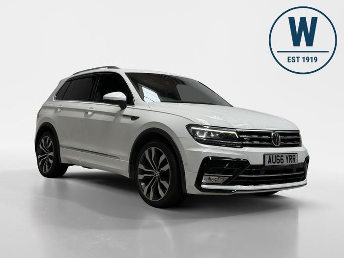 Used 2016 Volkswagen Tiguan 2.0 TSI BlueMotion Tech R-Line SUV 5dr Petrol DSG 4Motion Euro 6 (s/s) (180 ps) White at Windsors of Wallasey