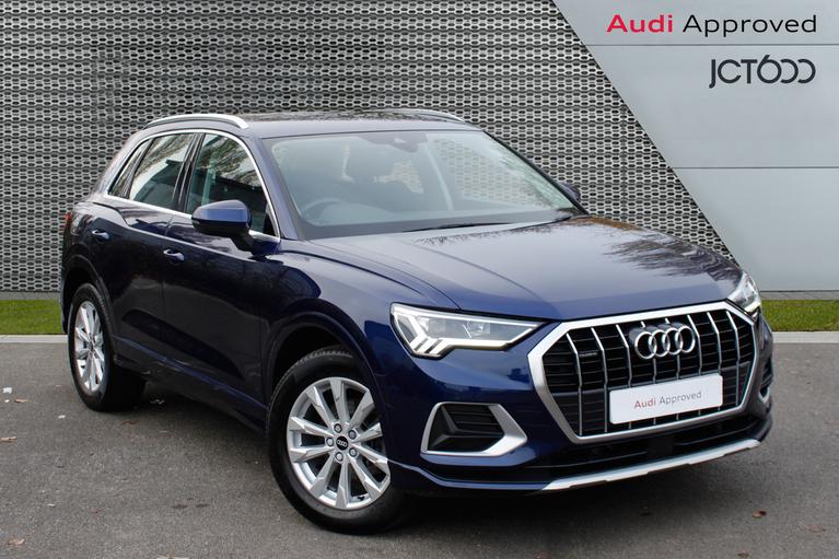 Used 2021 Audi Q3 Sport 35TDI quattro 150PS S Tronic Navarra Blue at JCT600