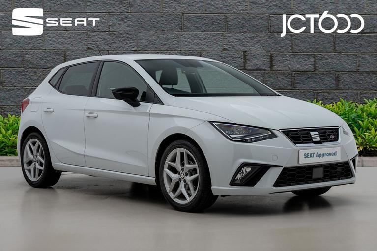 Used 2021 SEAT Ibiza 1.0 TSI FR Hatchback 5dr Petrol Manual Euro 6 (s/s) (95 ps) White at JCT600