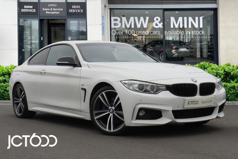 Used 2017 BMW 4 Series 420d M Sport Coupe Alpine White at JCT600