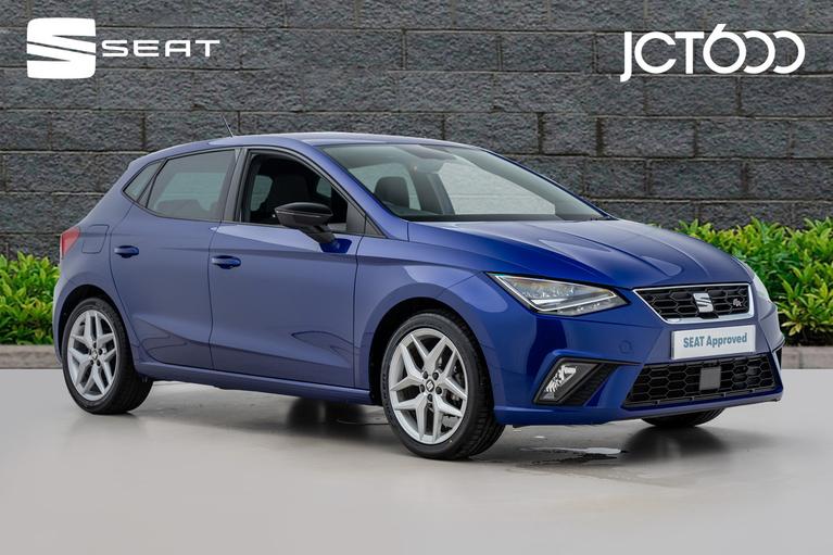 Used 2021 SEAT Ibiza 1.0 TSI FR Hatchback 5dr Petrol Manual Euro 6 (s/s) (95 ps) Mystery Blue at JCT600