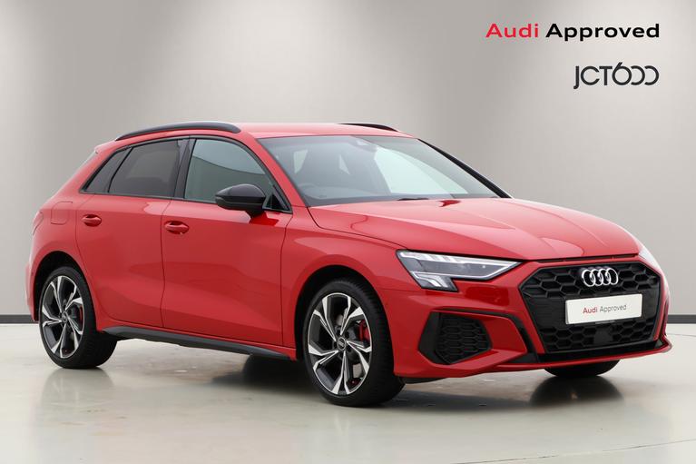 Used 2022 AUDI A3 1.4 TFSIe 45 S line Competition Sportback 5dr Petrol Plug-in Hybrid S Tronic Euro 6 (s/s) 13kWh (245 ps) Red at JCT600