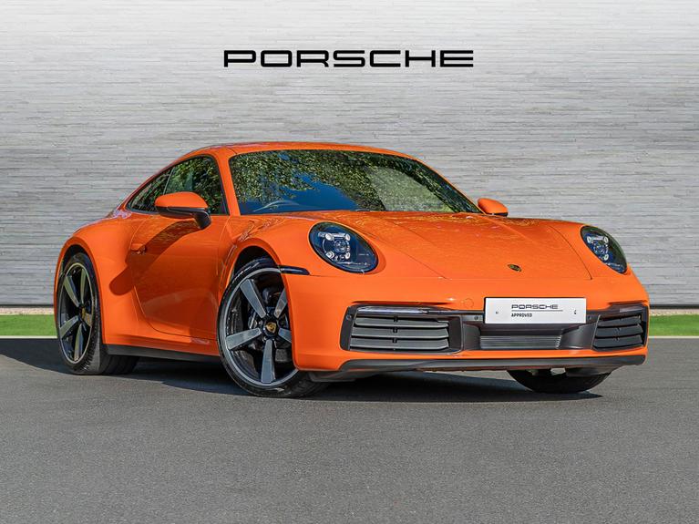 Used 2024 Porsche 911 3.0T 992 Carrera T Coupe 2dr Petrol PDK Euro 6 (s/s) (385 ps) Orange at JCT600