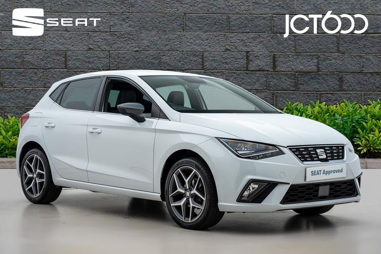 Used 2020 SEAT Ibiza 1.0 TSI XCELLENCE Hatchback 5dr Petrol Manual Euro 6 (s/s) GPF (95 ps) Nevada White at JCT600