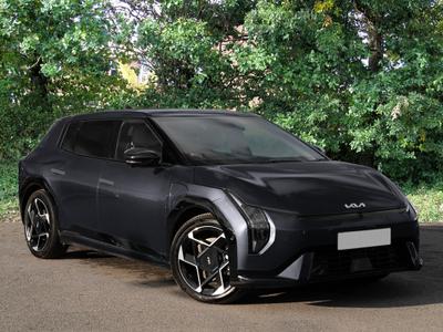 Used 2025 Kia EV4 81.4kWh GT-Line Hatchback 5dr Electric Auto (201 bhp) Black at Gravells