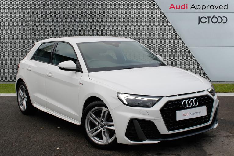 Used 2020 AUDI A1 Sportback S Line 30TFSI 116PS Shell White at JCT600