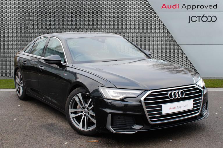 Used 2018 AUDI A6 Saloon S Line 40TDI 204PS S Tronic Vesuvius Grey at JCT600