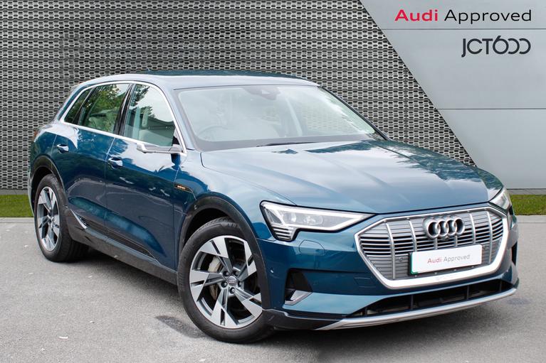 Used 2020 Audi e-tron 55 quattro Galaxy Blue at JCT600