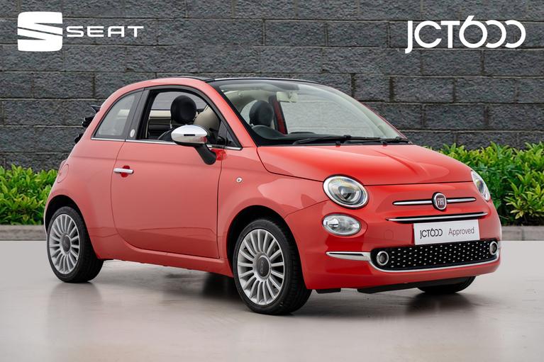 Used 2018 FIAT 500c 1.2 Mirror Convertible 2dr Petrol Manual Euro 6 (s/s) (69 bhp) Pink at JCT600