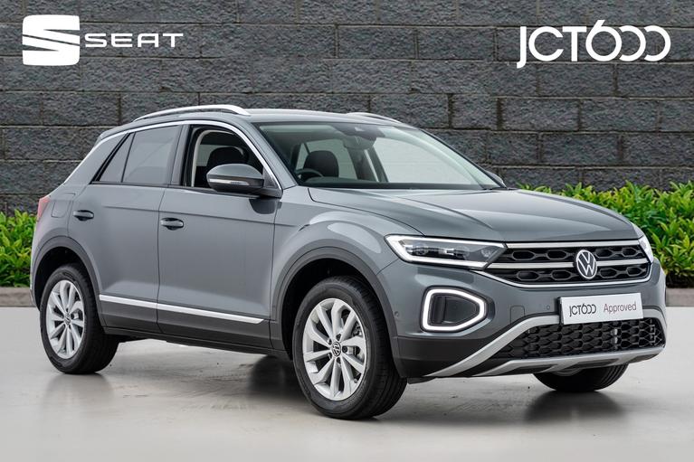 Used 2024 VOLKSWAGEN T-Roc 1.5 TSI Style SUV 5dr Petrol DSG Euro 6 (s/s) (150 ps) Grey at JCT600