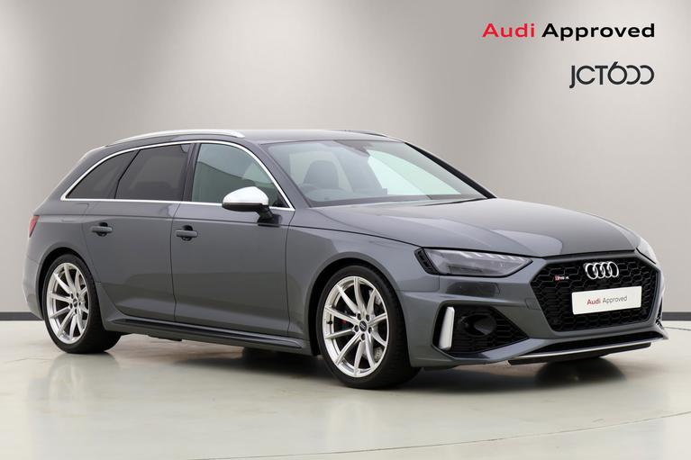 Used 2021 AUDI Rs4 Avant 2.9 TFSI V6 Estate 5dr Petrol Tiptronic quattro Euro 6 (s/s) (450 ps) Grey at JCT600