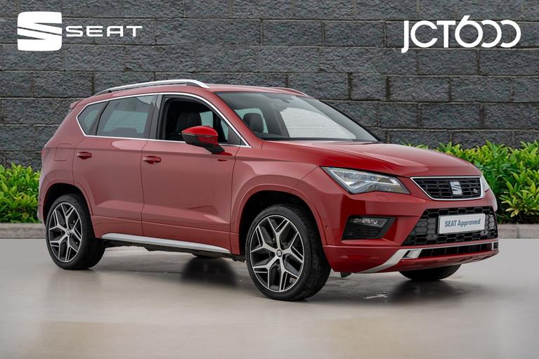 Used 2020 SEAT Ateca 1.5 TSI EVO FR Sport SUV 5dr Petrol Manual Euro 6 (s/s) (150 ps) Velvet Red at JCT600