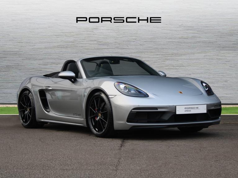 Used 2023 PORSCHE 718 Boxster 4.0 GTS Convertible 2dr Petrol PDK Euro 6 (s/s) (400 ps) Silver at JCT600