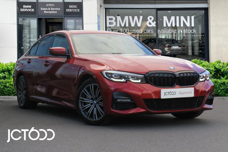 Used 2020 BMW 3 Series 330e M Sport Saloon Sunset Orange at JCT600