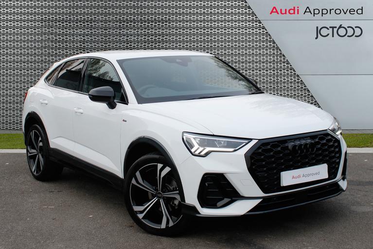 Used 2024 Audi Q3 Sportback Black Edition 35TFSI 150PS S Tronic Arkona White at JCT600