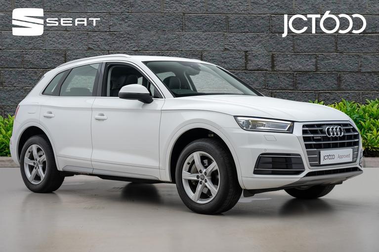 Used 2017 Audi Q5 2.0 TFSI Sport SUV 5dr Petrol S Tronic quattro Euro 6 (s/s) (252 ps) Ibis White at JCT600