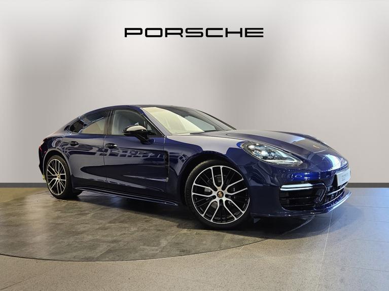 Used 2023 PORSCHE Panamera 2.9 V6 4 Saloon 5dr Petrol PDK 4WD Euro 6 (s/s) (330 ps) Blue at JCT600