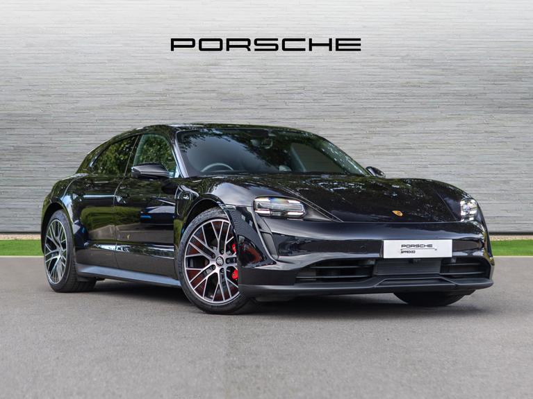 Used 2023 PORSCHE Taycan Performance Plus 93.4kWh 4S Sport Turismo 5dr Electric Auto 4WD (11kW Charger) (571 ps) Black at JCT600