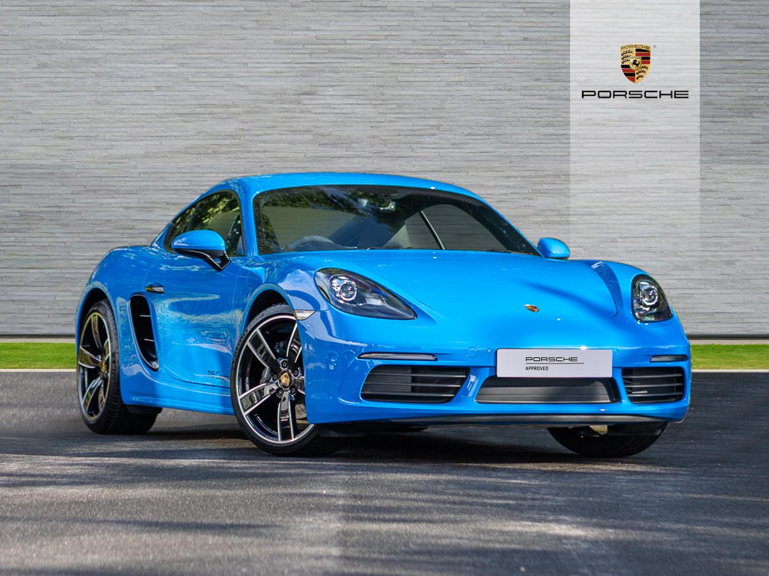 2022 porsche cayman blue