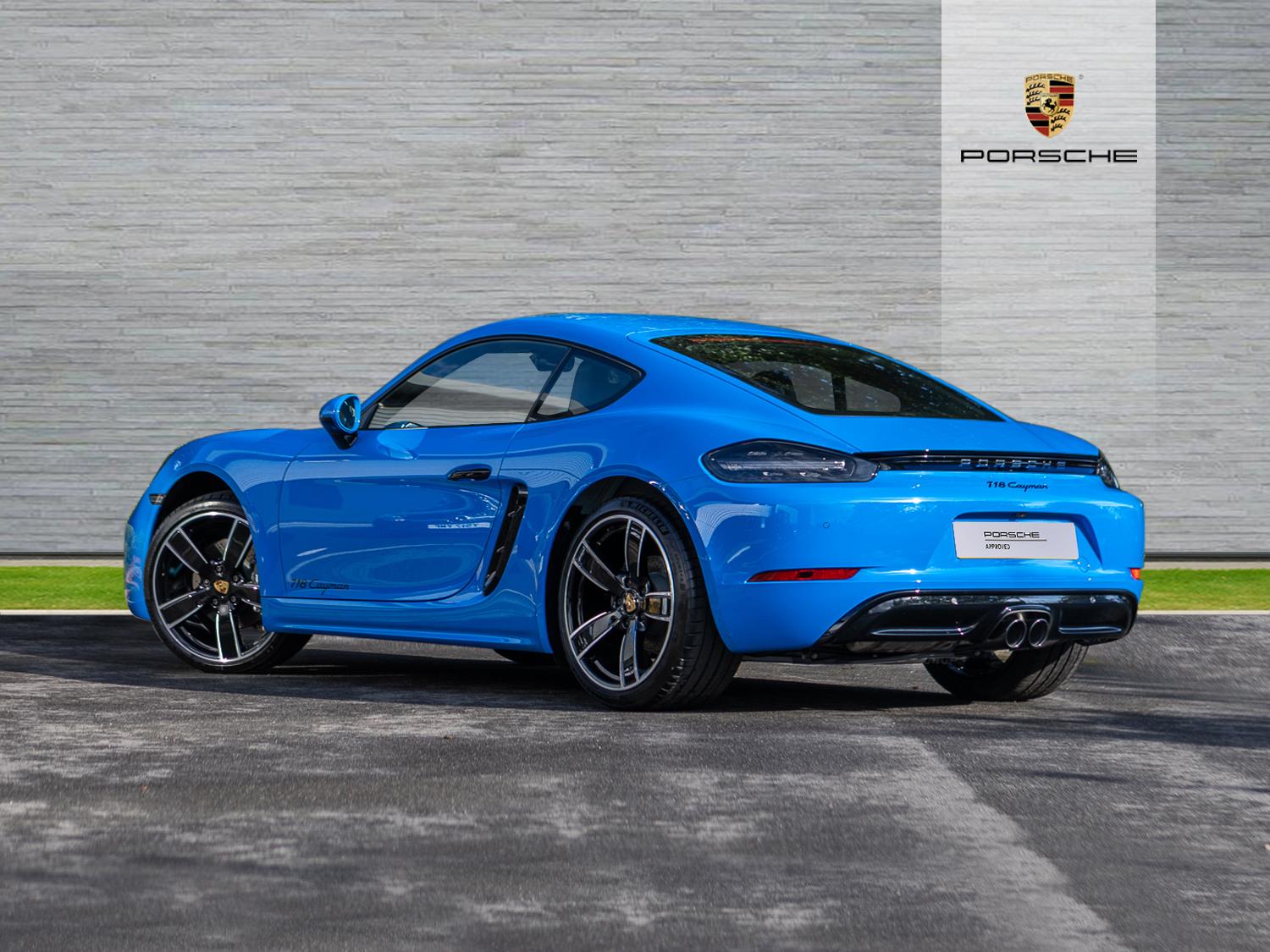 2022 porsche cayman blue