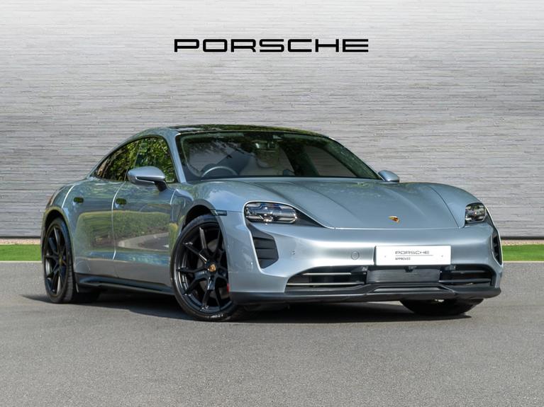 Used 2023 PORSCHE Taycan 440kW GTS 93kWh 4dr Auto Silver at JCT600