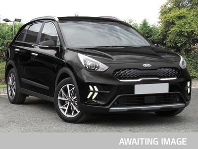 Used 2021 Kia NIRO 1.6 GDi 4 SUV 5dr Petrol Hybrid DCT Euro 6 (s/s) (139 bhp) MIDNIGHT BLACK at Gravells