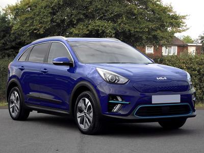 Used 2021 Kia E-NIRO 64kWh 2 SUV 5dr Electric Auto (201 bhp) yacht blue at Gravells