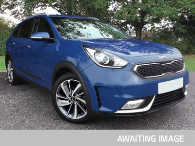 Used 2017 Kia NIRO 1.6h GDi 3 SUV 5dr Petrol Hybrid DCT Euro 6 (s/s) (139 bhp) Blue at Gravells