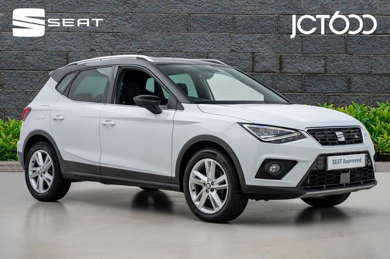 Used 2020 SEAT Arona 1.0 TSI GPF FR SUV 5dr Petrol DSG Euro 6 (s/s) (115 ps) Nevada White/Midnight Black at JCT600