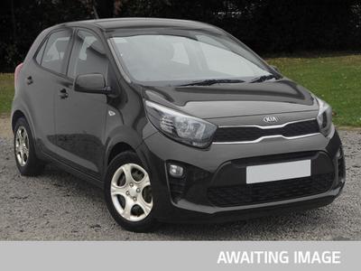 Used 2020 Kia PICANTO 1.0 1 Hatchback 5dr Petrol Manual Euro 6 (s/s) (66 bhp) midnight black at Gravells